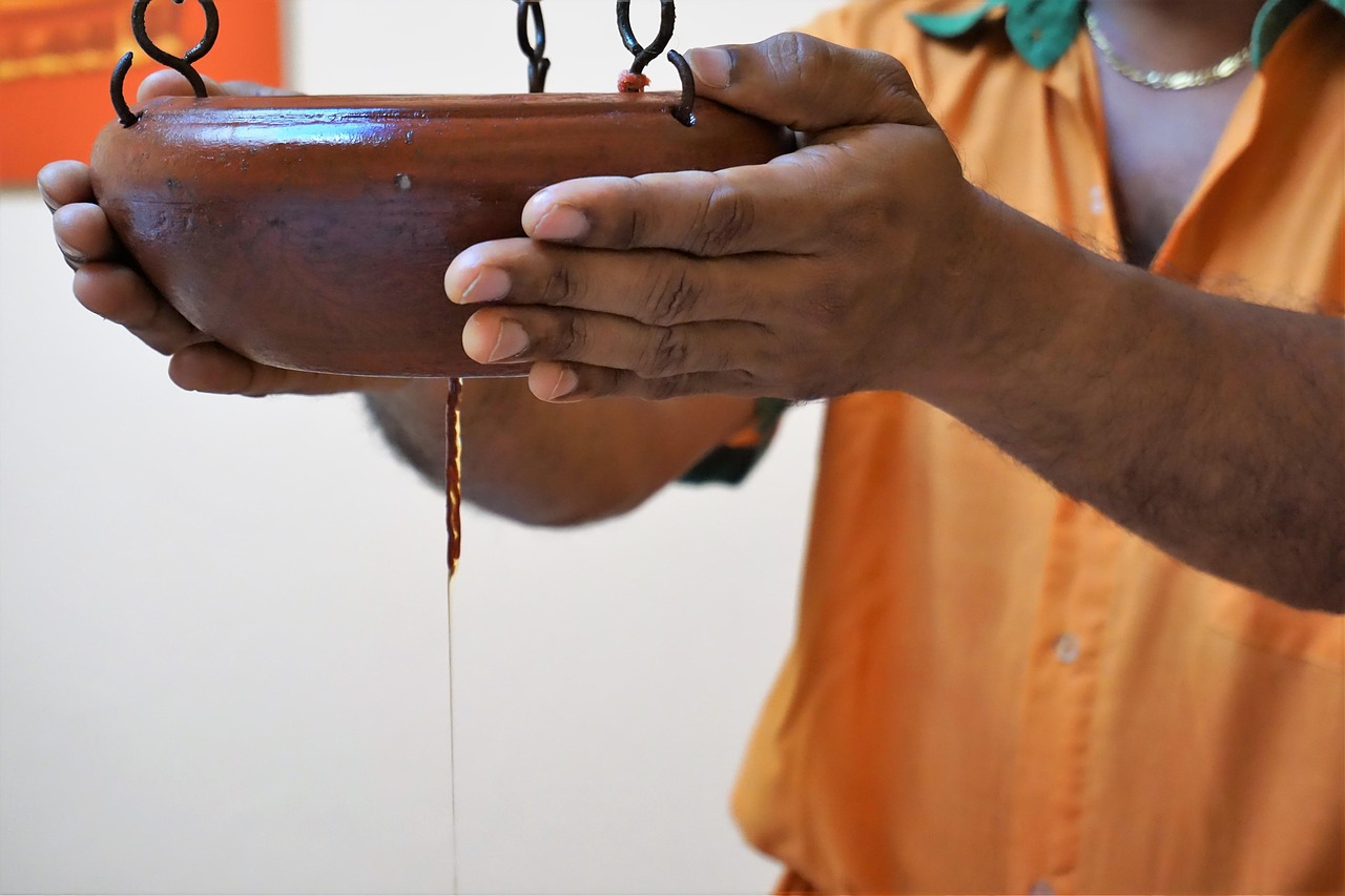 Calm holistic wellness treatment setting